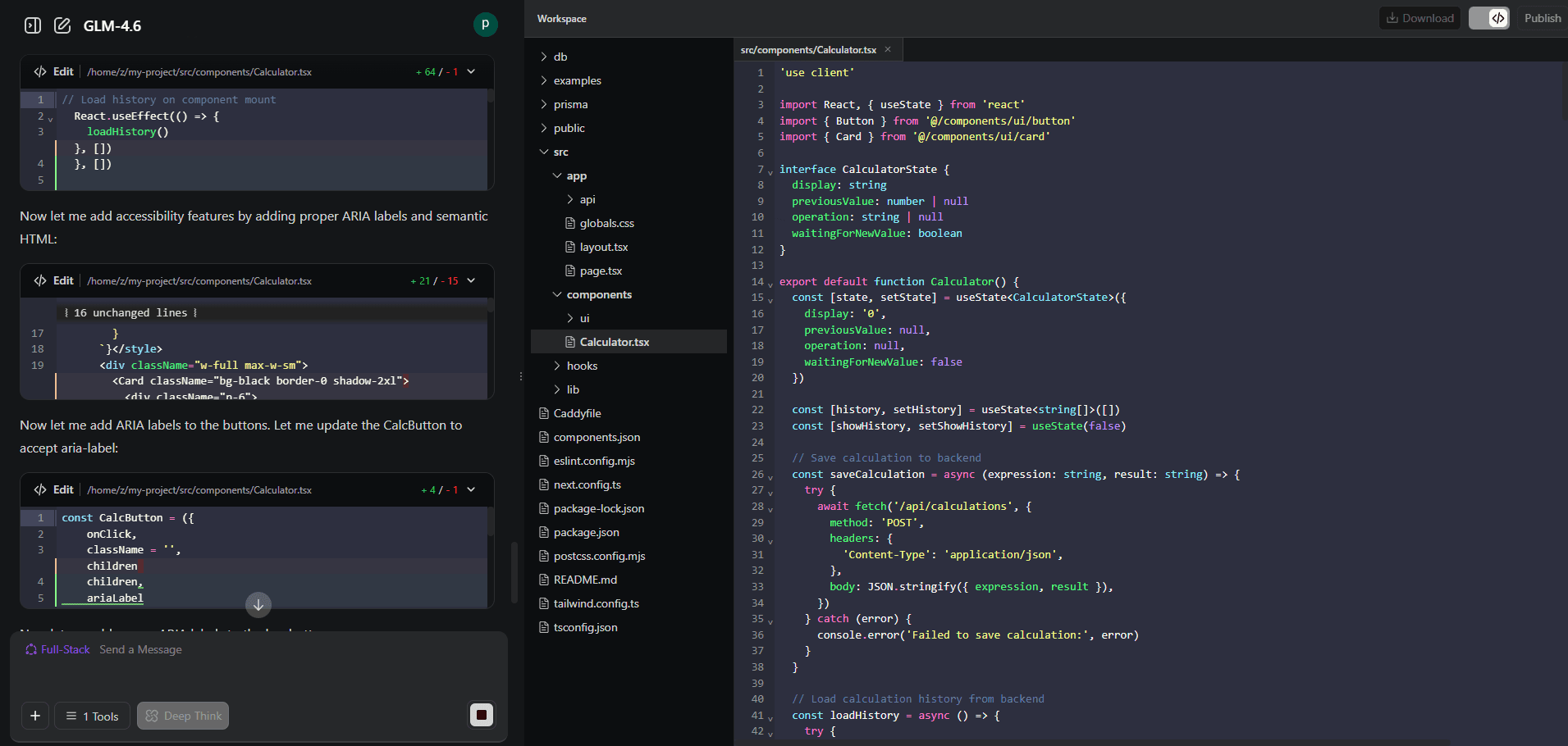 Generierter Code Beispiel